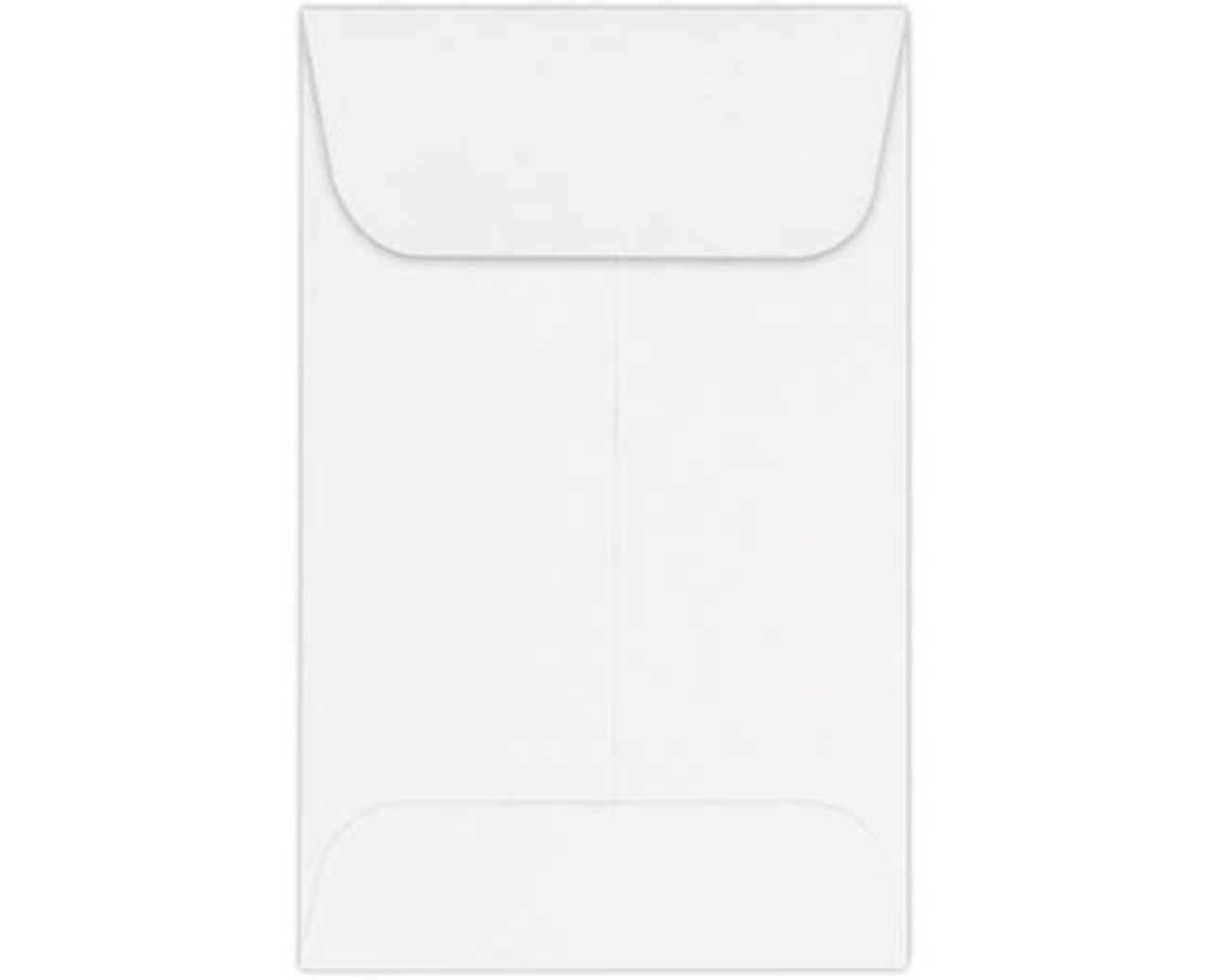 LUXPaper #1 Coin Envelopes in 24 lb. Bright White, Envelopes for Coin Collections, Garden Seeds, Stamps, and More, w/ Moistenable Glue, 500 Pack, Envelope Size 2 1/4 x 3 1/2 (White)